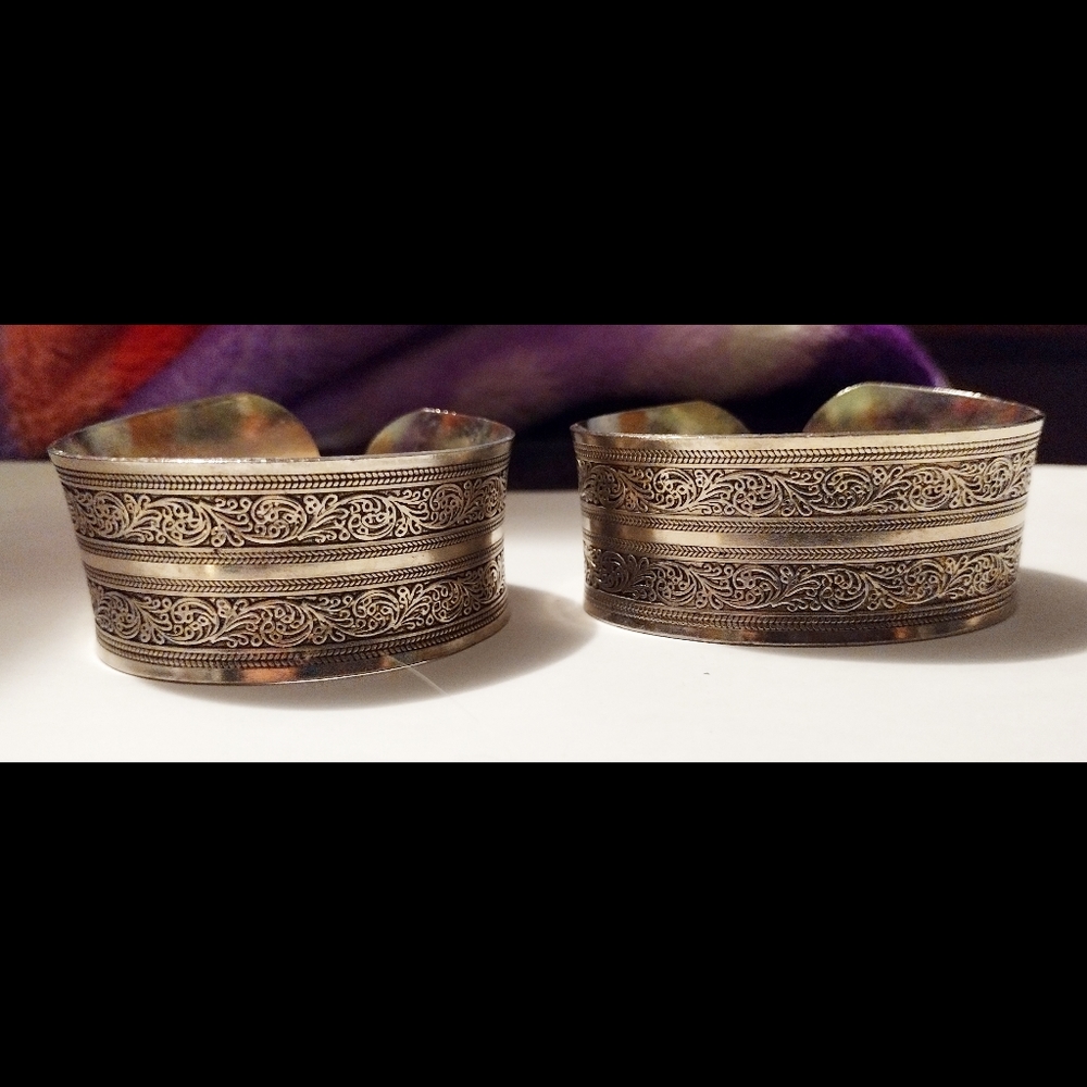 Tibetan Silver cuff bracelet